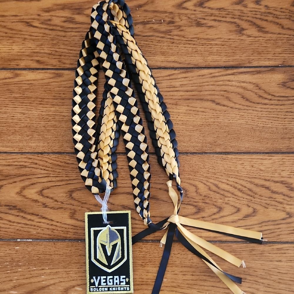 Black and Gold Lanyard Vegas Golden Knights
